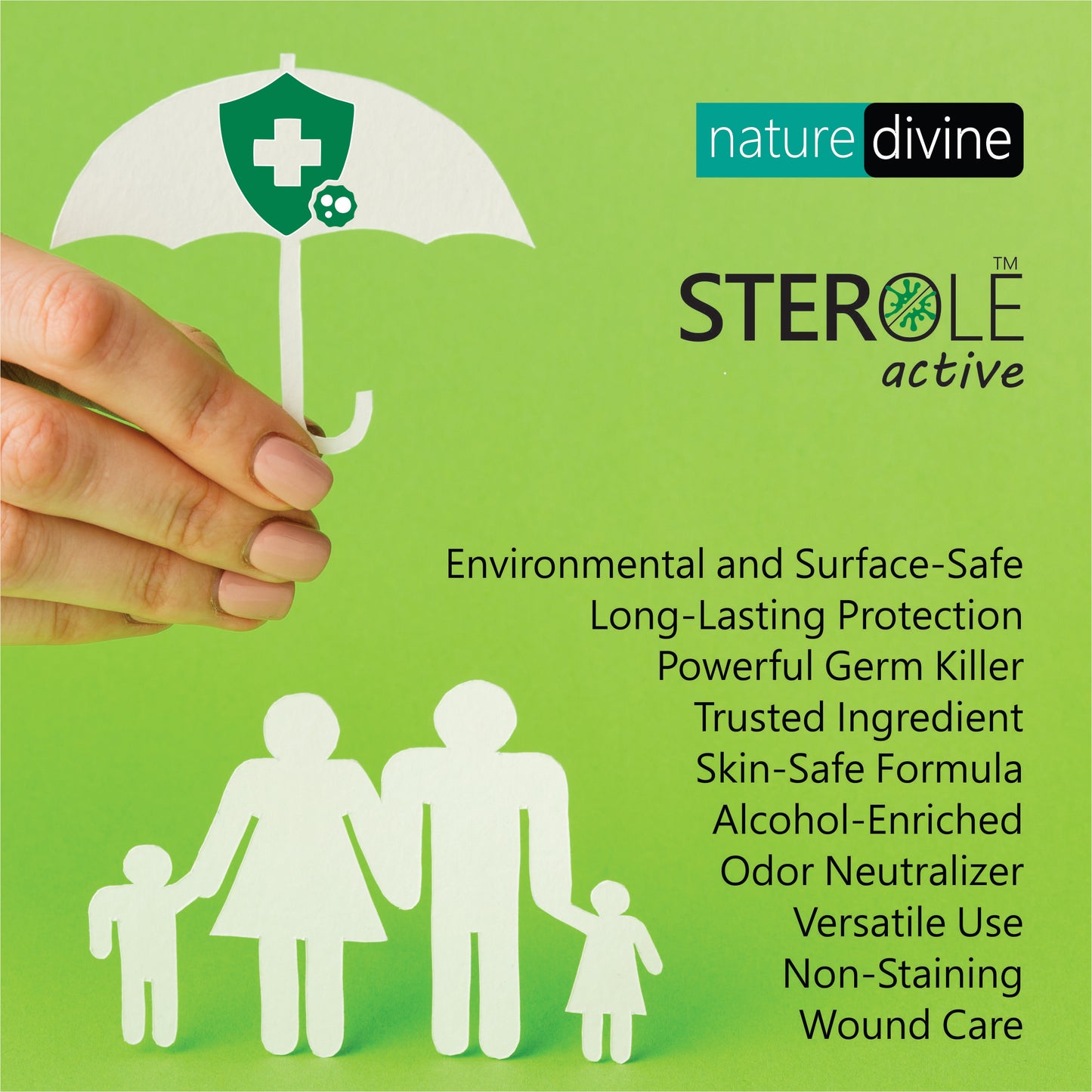 Sterole Active Chloroxylenol Based Antiseptic Disinfectant Liquid and Surface Cleaner 100 ml - Dettol Alternative