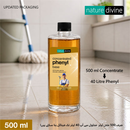 Concentrated Phenyl Base 500ml – Powerful Surface & Floor Disinfectant Cleaner